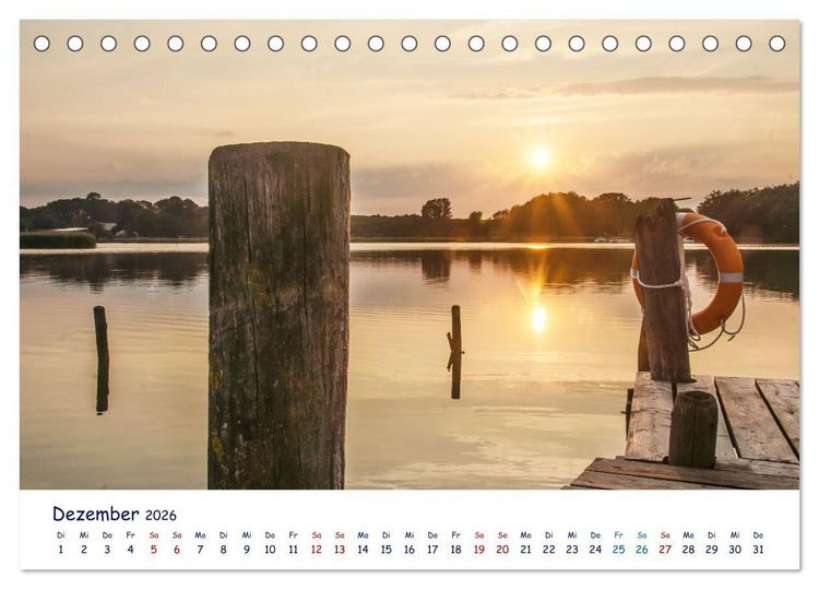 Produktbild: Maritime Schlei (Tischkalender 2026 DIN A5 quer), CALVENDO Monatskalender