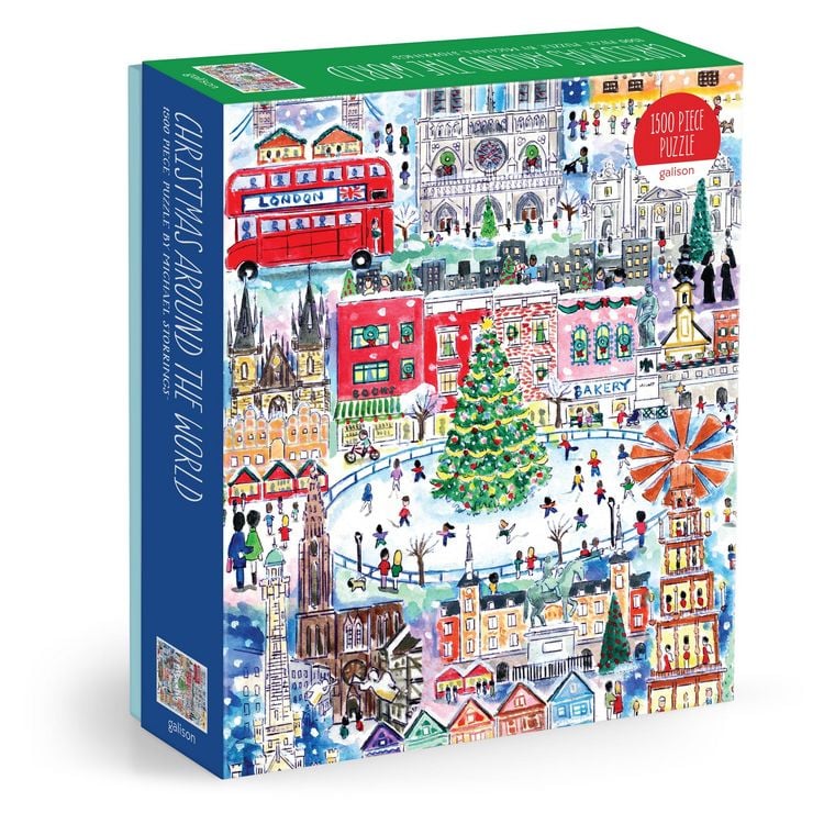 Produktbild: Michael Storrings Christmas Around The World 1500 Piece Puzzle