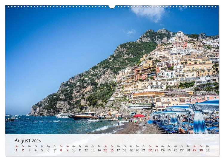Produktbild: Italien - zwischen Dolomiten und Amalfik&uuml;ste (Wandkalender 2026 DIN A2 quer), CALVENDO Monatskalender