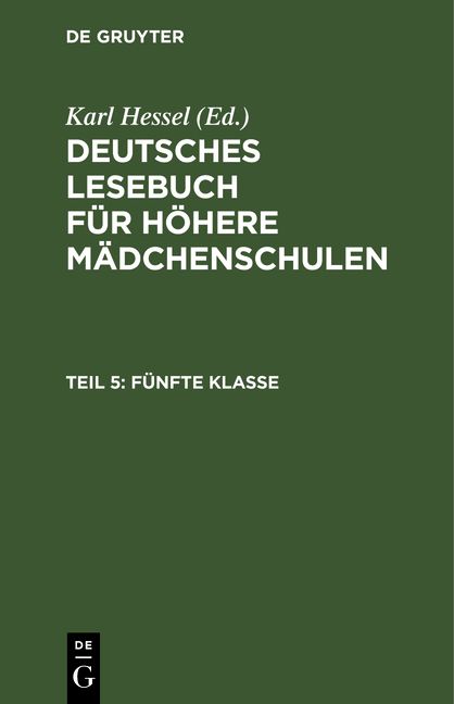 Produktbild: F&uuml;nfte Klasse