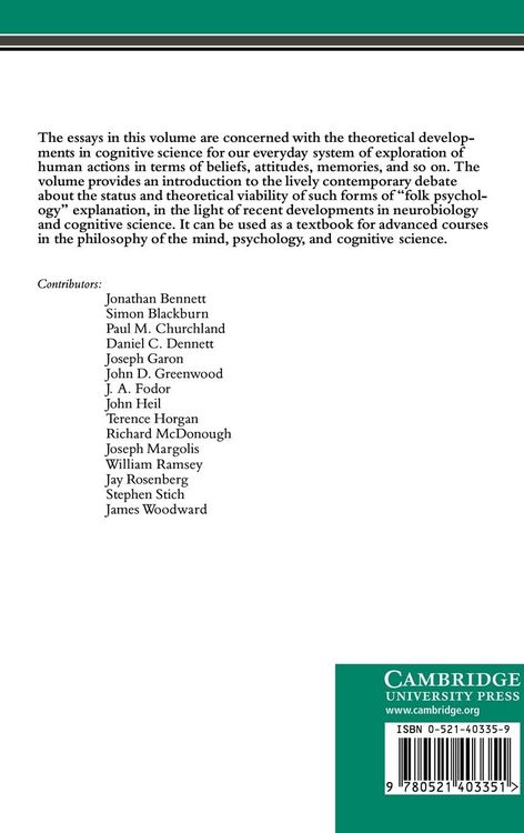 Produktbild: The Future of Folk Psychology
