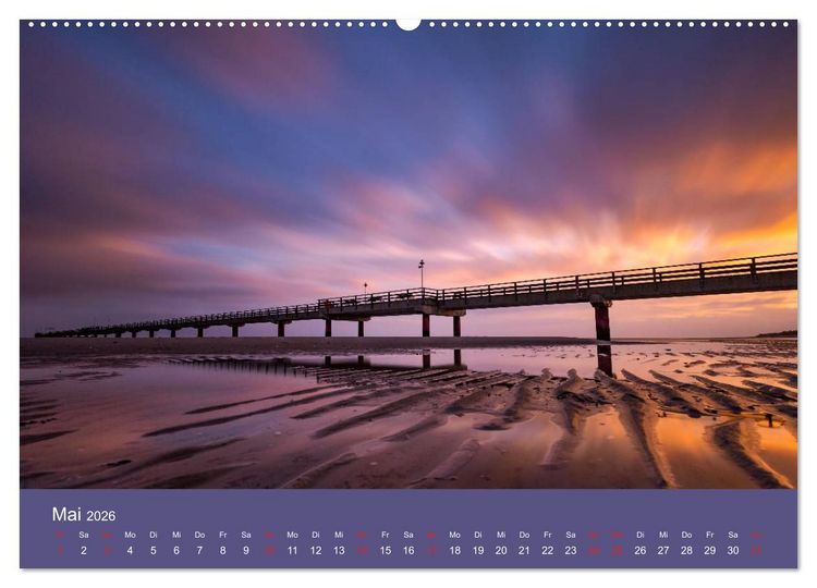 Produktbild: Ostsee - Perlen aus Mecklenburg-Vorpommern (hochwertiger Premium Wandkalender 2026 DIN A2 quer), Kunstdruck in Hochglanz