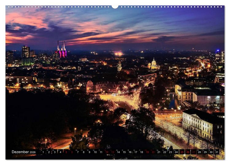 Produktbild: Hannover - Luftige Einblicke (Wandkalender 2026 DIN A2 quer), CALVENDO Monatskalender
