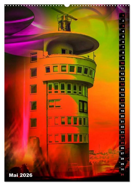 Produktbild: Leuchtt&uuml;rme Kalender der besonderen Art (Wandkalender 2026 DIN A2 hoch), CALVENDO Monatskalender