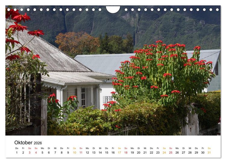 Produktbild: La R&eacute;union - Auf der Insel der Gef&uuml;hle (Wandkalender 2026 DIN A4 quer), CALVENDO Monatskalender