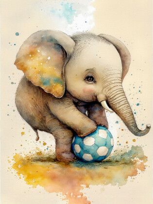 Produktbild: CALVENDO Puzzle Pfiffiger Elefant | 1000 Teile Lege-Gr&ouml;&szlig;e 64x48cm Foto-Puzzle f&uuml;r gl&uuml;ckliche Stunden