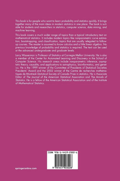 Produktbild: All of Statistics
