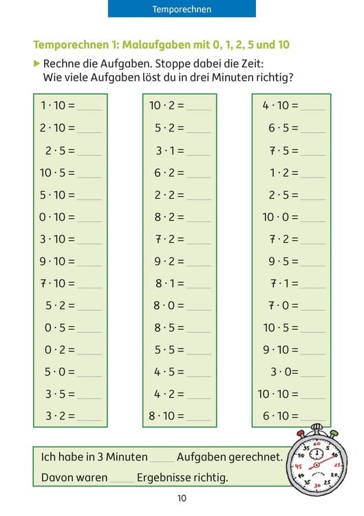 Produktbild: 1x1 lernen 2./3. Klasse &Uuml;bungsblock
