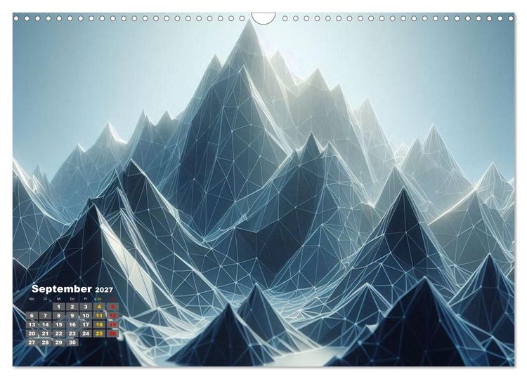 Produktbild: Digitale Landschaften &ndash; Atmosph&auml;ren der Zukunft (Wandkalender 2027 DIN A3 quer), CALVENDO Monatskalender
