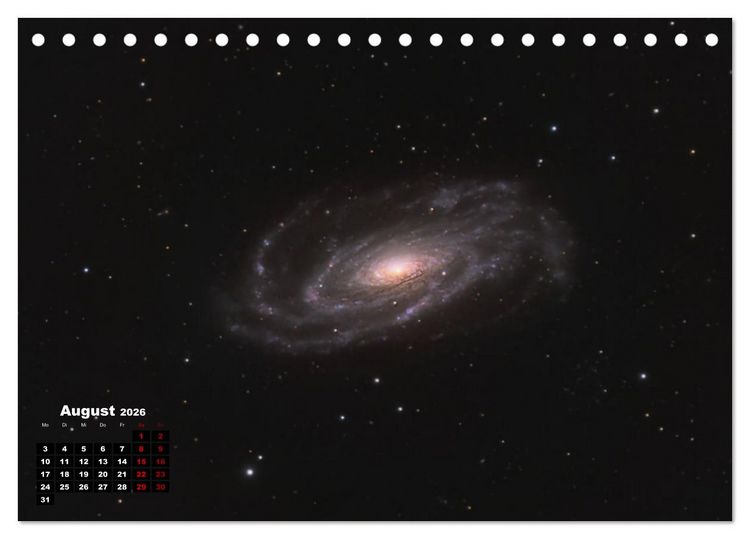 Produktbild: InfinityAstro - die Unendlichkeit im Bild - Astrofotos von Roland Schliessus (Tischkalender 2026 DIN A5 quer), CALVENDO Monatskalender