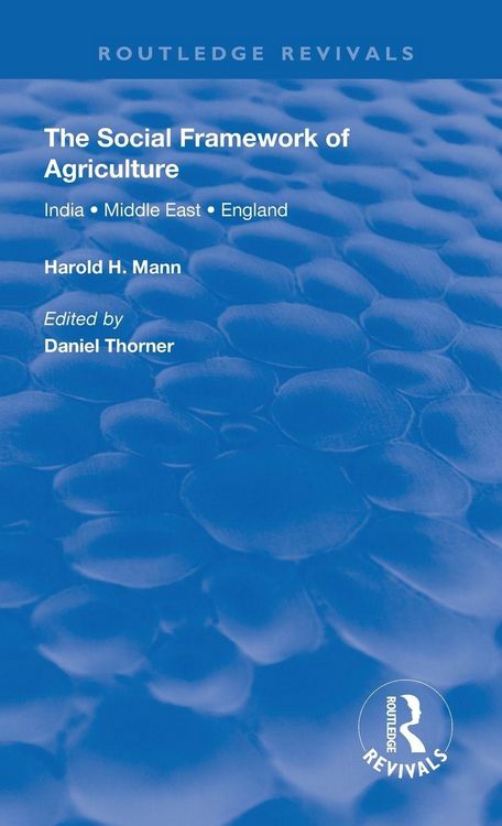 Produktbild: The Social Framework of Agriculture