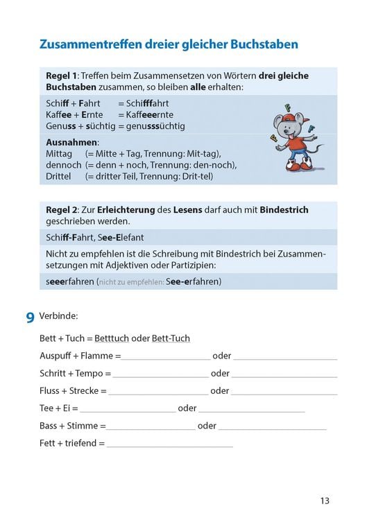 Produktbild: Rechtschreibtraining ab 5. Klasse und f&uuml;r Erwachsene, A5-Heft