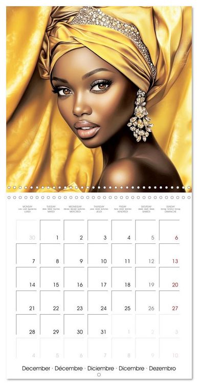 Produktbild: African Touch (Wall Calendar 2026 12 &times; 12 Inch) CALVENDO 12 Month Wall Calendar