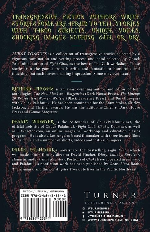 Produktbild: Burnt Tongues Anthology