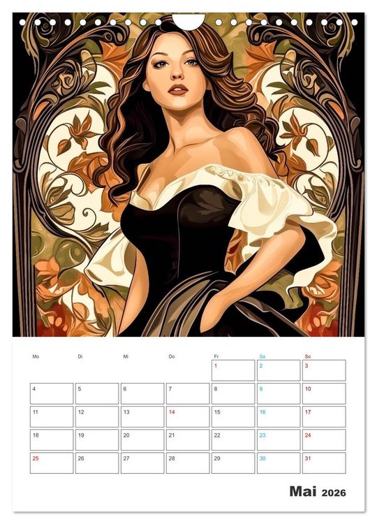 Produktbild: Eleganz der Epoche (Wandkalender 2026 DIN A4 hoch), CALVENDO Monatskalender
