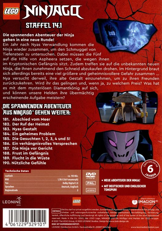 Produktbild: LEGO Ninjago - Staffel 14.1