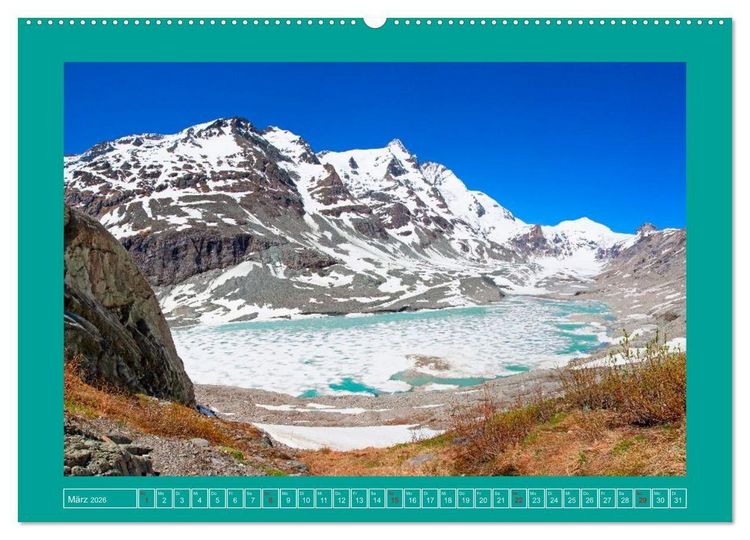 Produktbild: Die H&ouml;chsten der Alpen (Wandkalender 2026 DIN A2 quer), CALVENDO Monatskalender