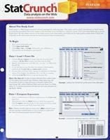 Produktbild: West, W: StatCrunch Introductory Statistics Study Cards