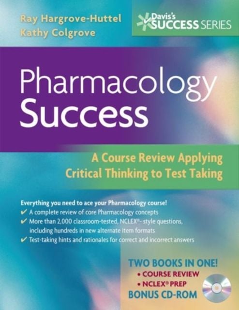 Produktbild: Pharmacology Success: A Course Review Applying Critical Thinking to Test Taking