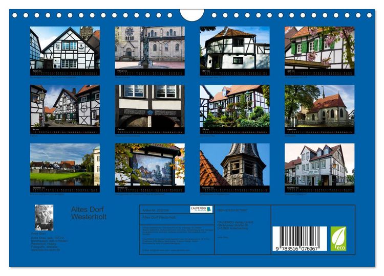 Produktbild: Altes Dorf Westerholt (Wandkalender 2026 DIN A4 quer), CALVENDO Monatskalender
