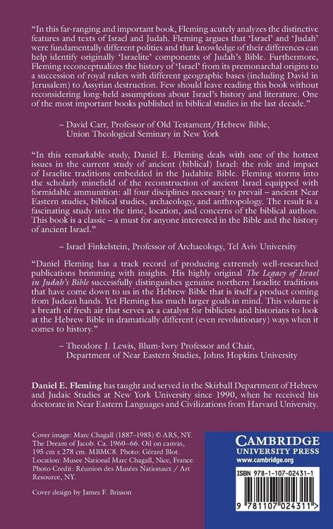 Produktbild: The Legacy of Israel in Judah's Bible
