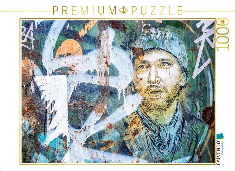 Produktbild: CALVENDO Puzzle Portrait in gr&uuml;n | 1000 Teile Lege-Gr&ouml;&szlig;e 64x48cm Foto-Puzzle f&uuml;r gl&uuml;ckliche Stunden