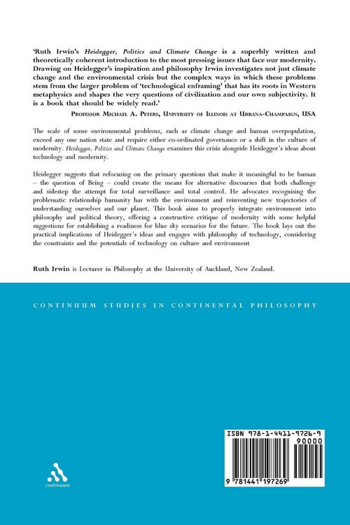 Produktbild: Heidegger, Politics and Climate Change