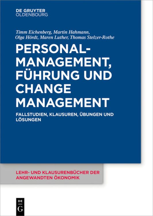 Produktbild: Personalmanagement, F&uuml;hrung und Change-Management