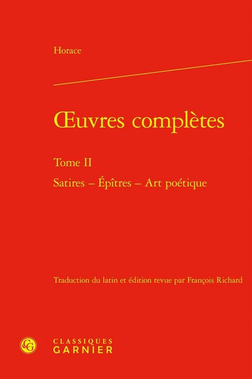 Produktbild: Oeuvres Completes Tome 2 : Satires - Epitres - Art Poetique
