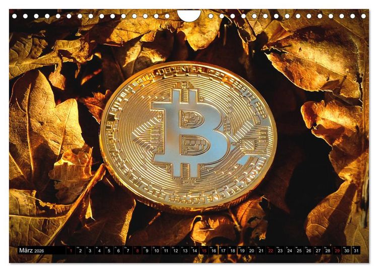 Produktbild: Bitcoins (Wandkalender 2026 DIN A4 quer), CALVENDO Monatskalender