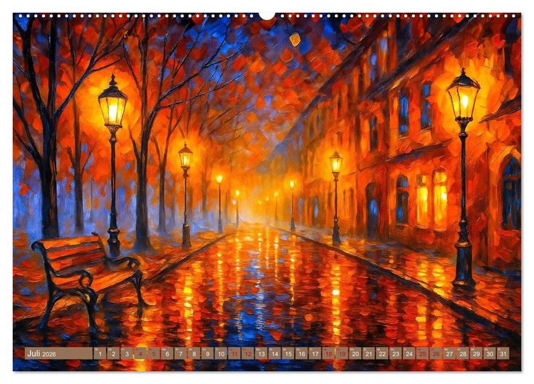 Produktbild: Spaziergang durch Farben und Licht (Wandkalender 2026 DIN A2 quer), CALVENDO Monatskalender