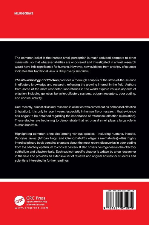 Produktbild: The Neurobiology of Olfaction