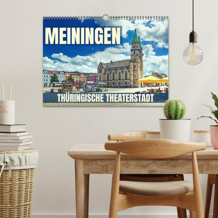 Produktbild: Meiningen - Th&uuml;ringische Theaterstadt (Wandkalender 2026 DIN A3 quer), CALVENDO Monatskalender