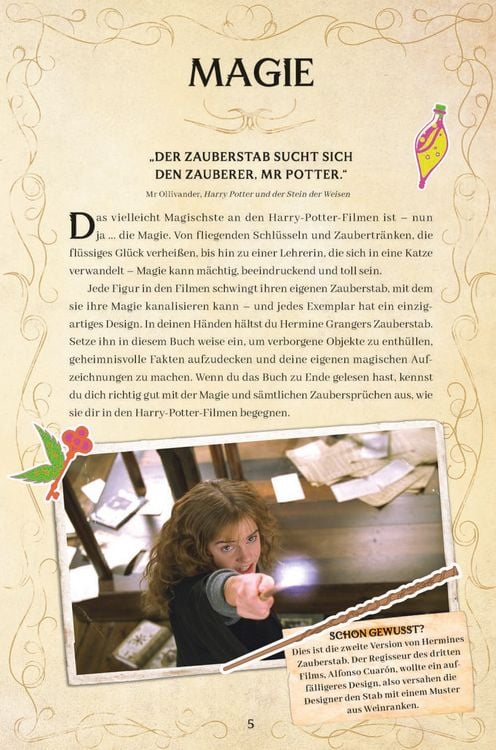 Produktbild: Aus den Filmen zu Harry Potter: Zauberspr&uuml;che & Zaubertr&auml;nke
