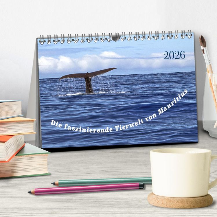 Produktbild: Faszinierende Tierwelt von Mauritius - Magische Momente der Natur (Tischkalender 2026 DIN A5 quer), CALVENDO Monatskalender