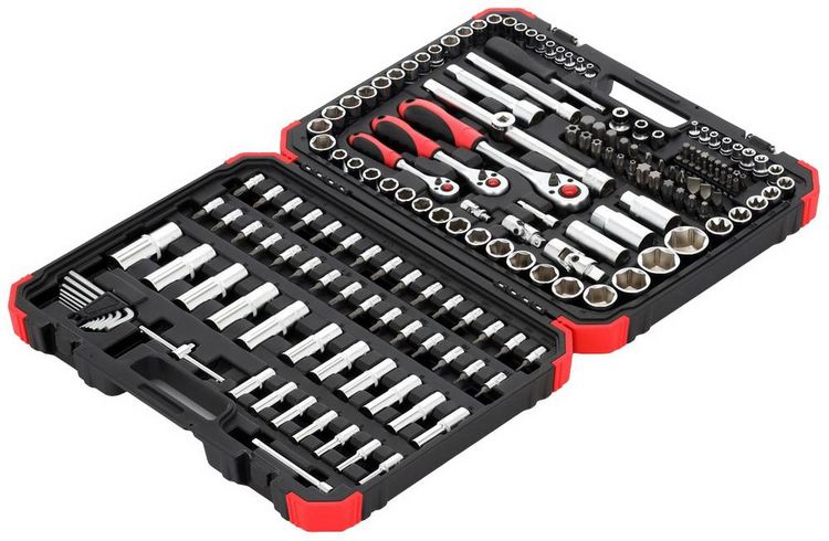 Produktbild: Gedore RED R45603172 Steckschl&uuml;sselsatz 1/4\", 3/8\", 1/2\" 172teilig 3300058
