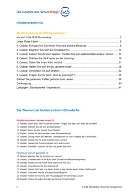 Produktbild: Die Gesetze des Schulerfolgs: Wegweiser f&uuml;r Eltern