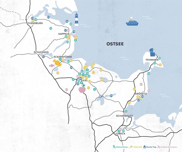 Produktbild: Gl&uuml;ckszeit f&uuml;r Familien - Ostsee. Schleswig-Holstein