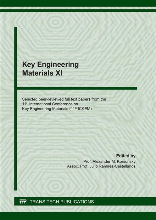 Produktbild: Key Engineering Materials XI