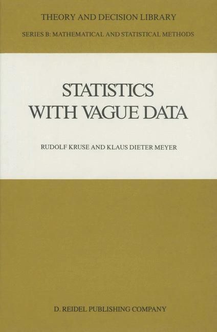 Produktbild: Statistics with Vague Data