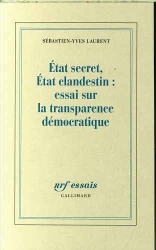 Produktbild: Etat secret, Etat clandestin : essai sur la transparence d&eacute;mocratique