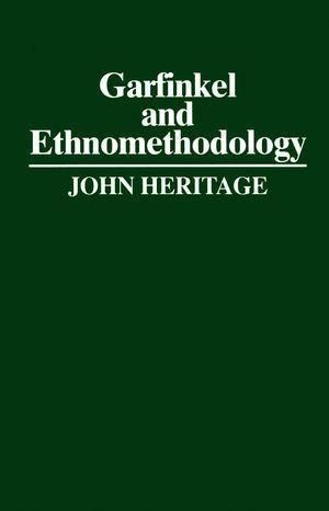 Produktbild: Garfinkel and Ethnomethodology