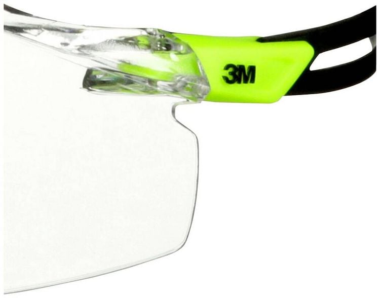Produktbild: 3M SecureFit SF501SGAF-GRN Schutzbrille mit Antibeschlag-Schutz Gr&uuml;n