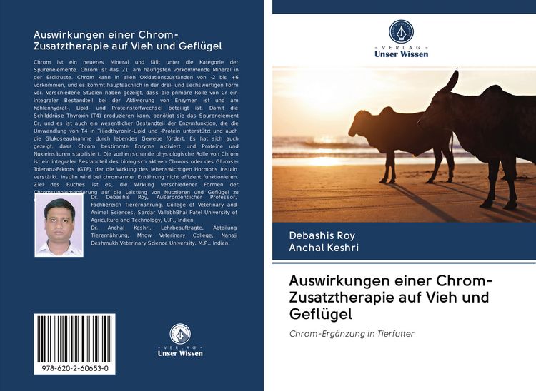 Produktbild: Auswirkungen einer Chrom-Zusatztherapie auf Vieh und Gefl&uuml;gel