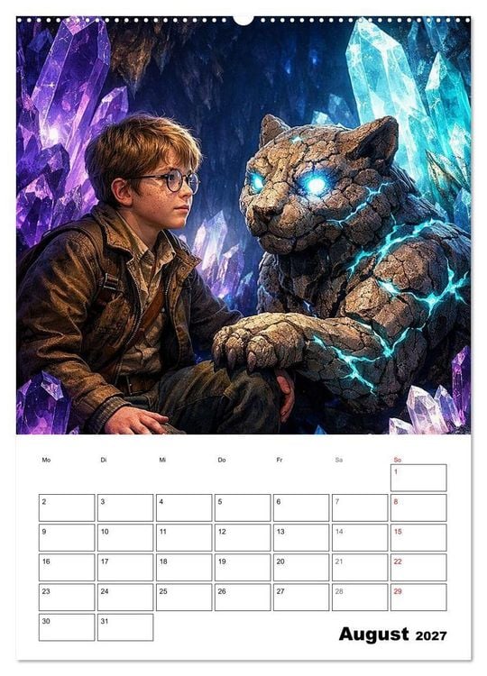 Produktbild: Kleine Gef&auml;hrten (hochwertiger Premium Wandkalender 2027 DIN A2 hoch), Kunstdruck in Hochglanz