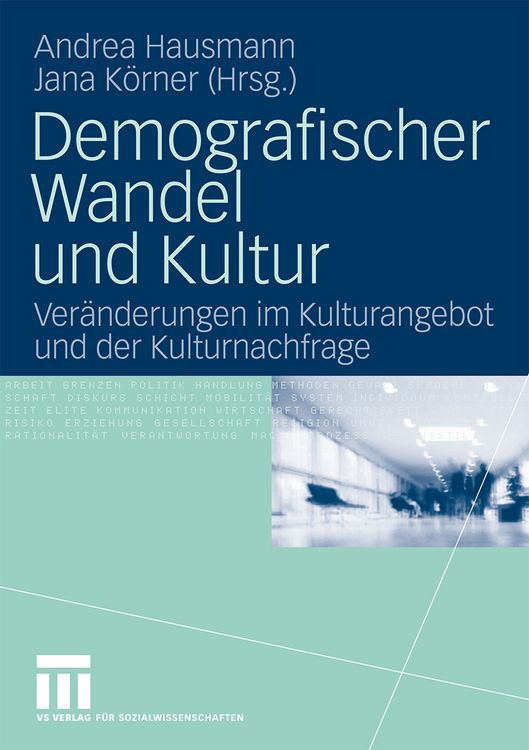 Produktbild: Demografischer Wandel und Kultur