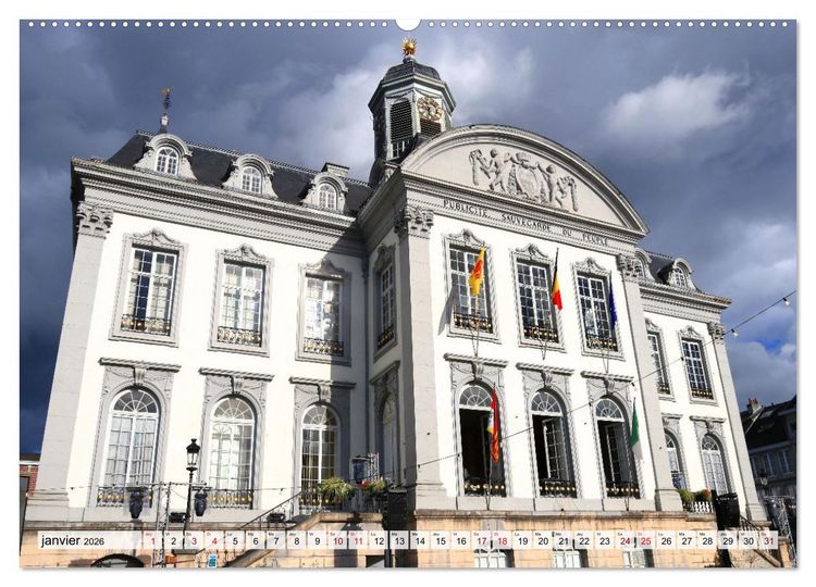 Produktbild: Circuit en Wallonie (Calendrier mural 2026 DIN A2 vertical), CALVENDO calendrier mensuel