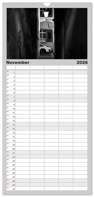 Produktbild: Familienplaner 2026 - Porsche 911 SC mit 5 Spalten (Wandkalender, 21 x 45 cm) CALVENDO