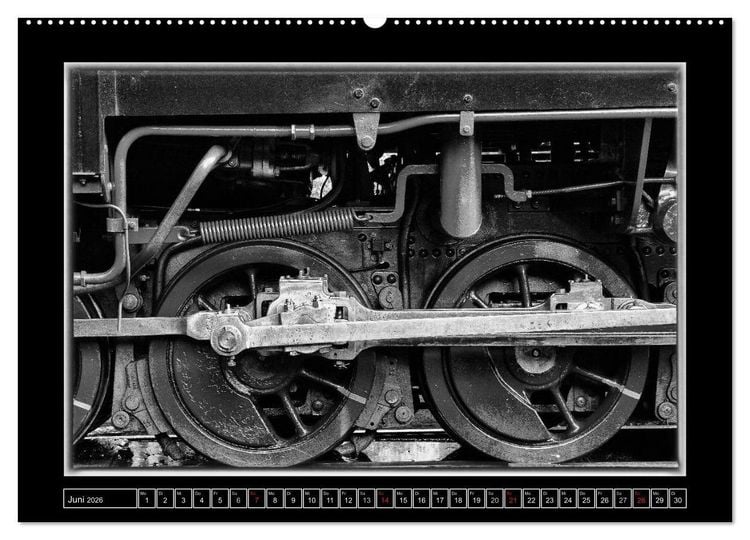 Produktbild: Unter Dampf - Mit der Pre&szlig;nitztalbahn durchs Erzgebirge (Wandkalender 2026 DIN A2 quer), CALVENDO Monatskalender