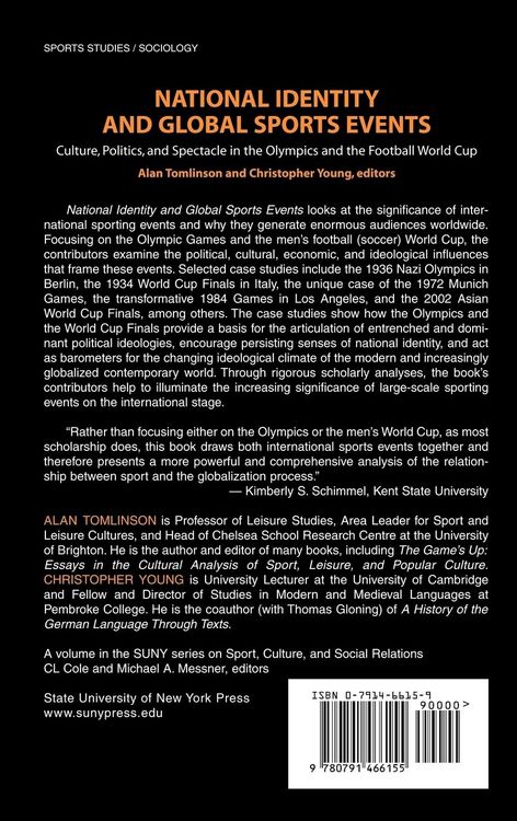 Produktbild: National Identity and Global Sports Events